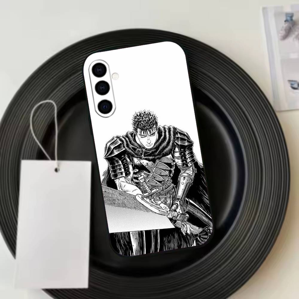 Berserk Guts Hot Anime Phone Case Black Silicone Soft For Samsung Galaxy A73,A72,A71,A70,A53,A52,A51