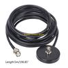 W89C Ham Radio Antenna Base BNC Connector for Baofeng Two Way Radio