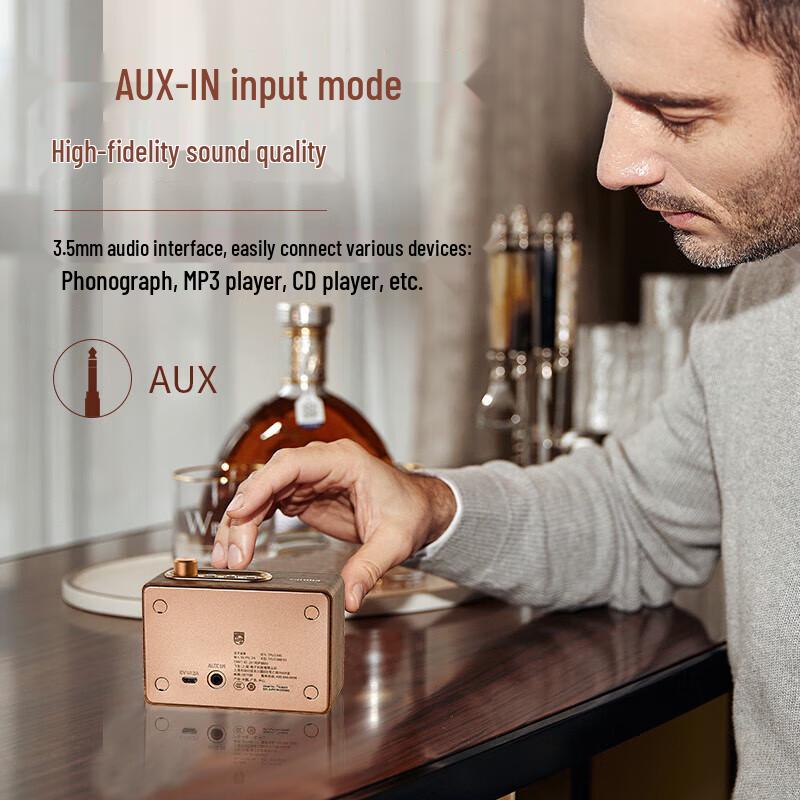 Philips TAVS500 Retro Wireless Bluetooth Speaker