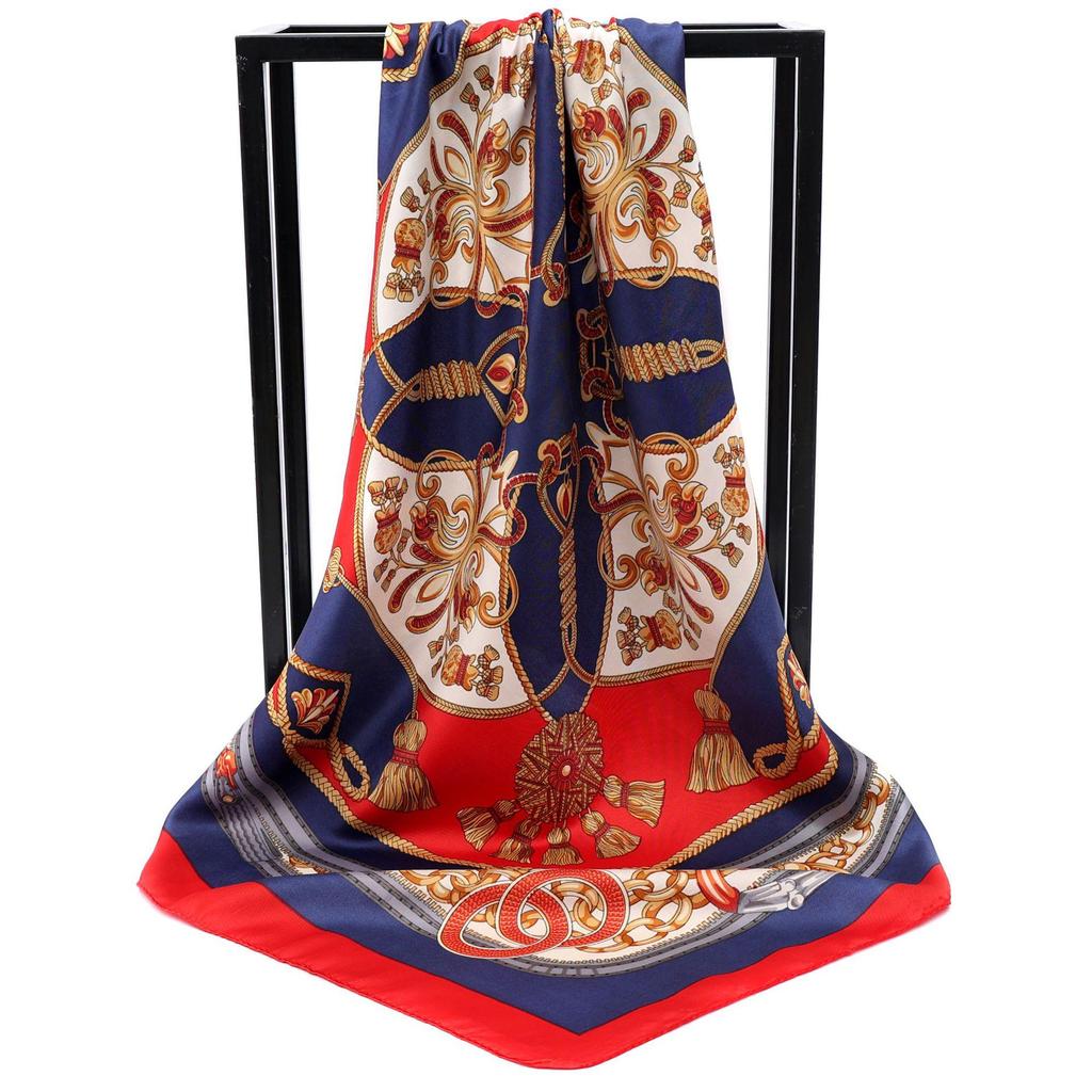 Long Silk Scarf for Women - Versatile Winter/Autumn Style Neckerchief, Fashionable and New 2021 Trend