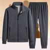 Men's High-End Cotton Cardigan & Sports Two-Piece Set