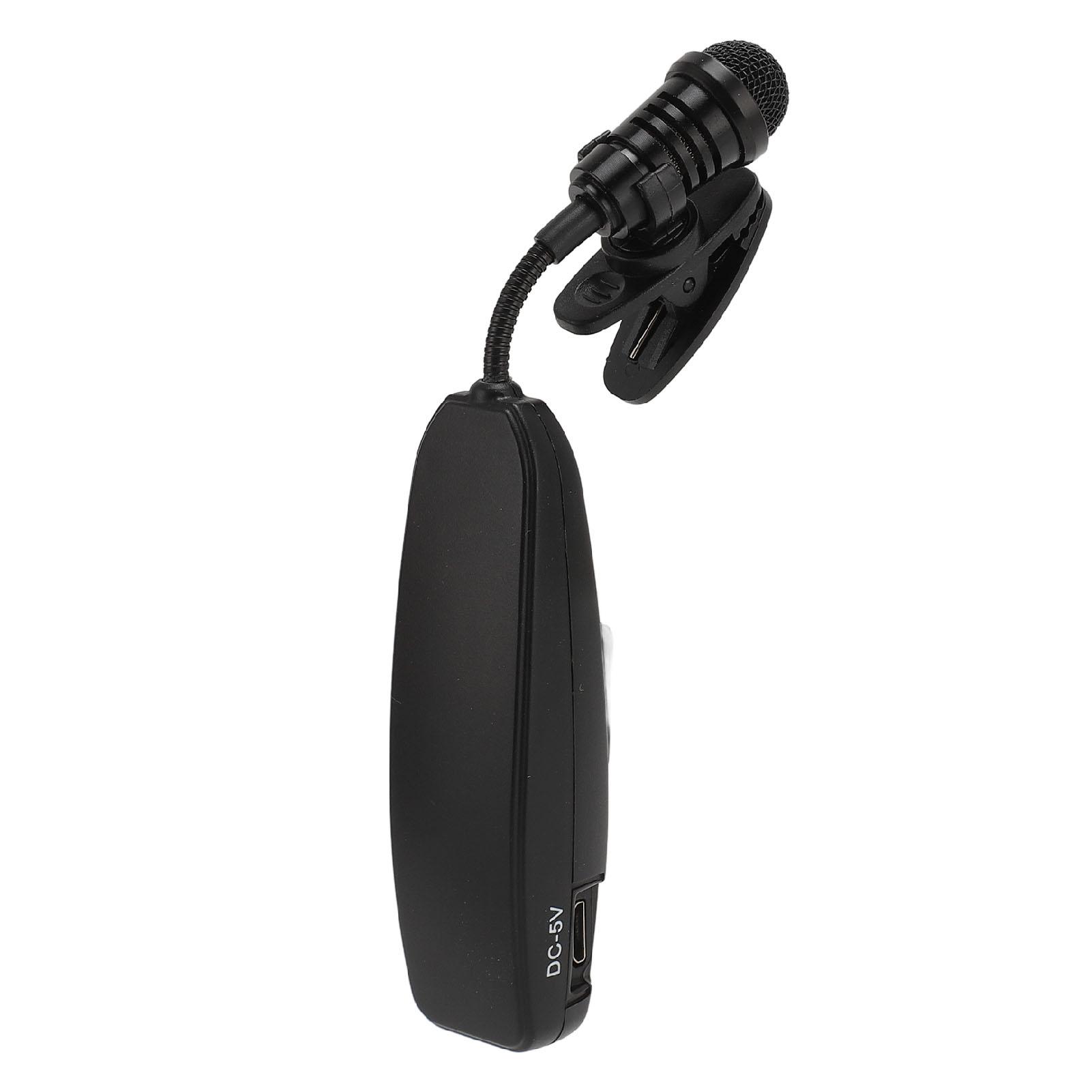 

Беспроводной петличный микрофон с функцией интеллектуального шумоподавления 2.4G беспроводной клипсовый микрофон для сцены