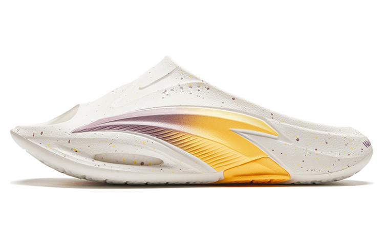 WASSUP x Anta Pantoufles de Basketball Homme Beige Jaune 44 white