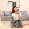 1pc 23cm-55cm Waiting Statue Meme Tubby Gray Blob Plush Toy Soft Stuffed Monster Doll Creative Nice Cute Gift
