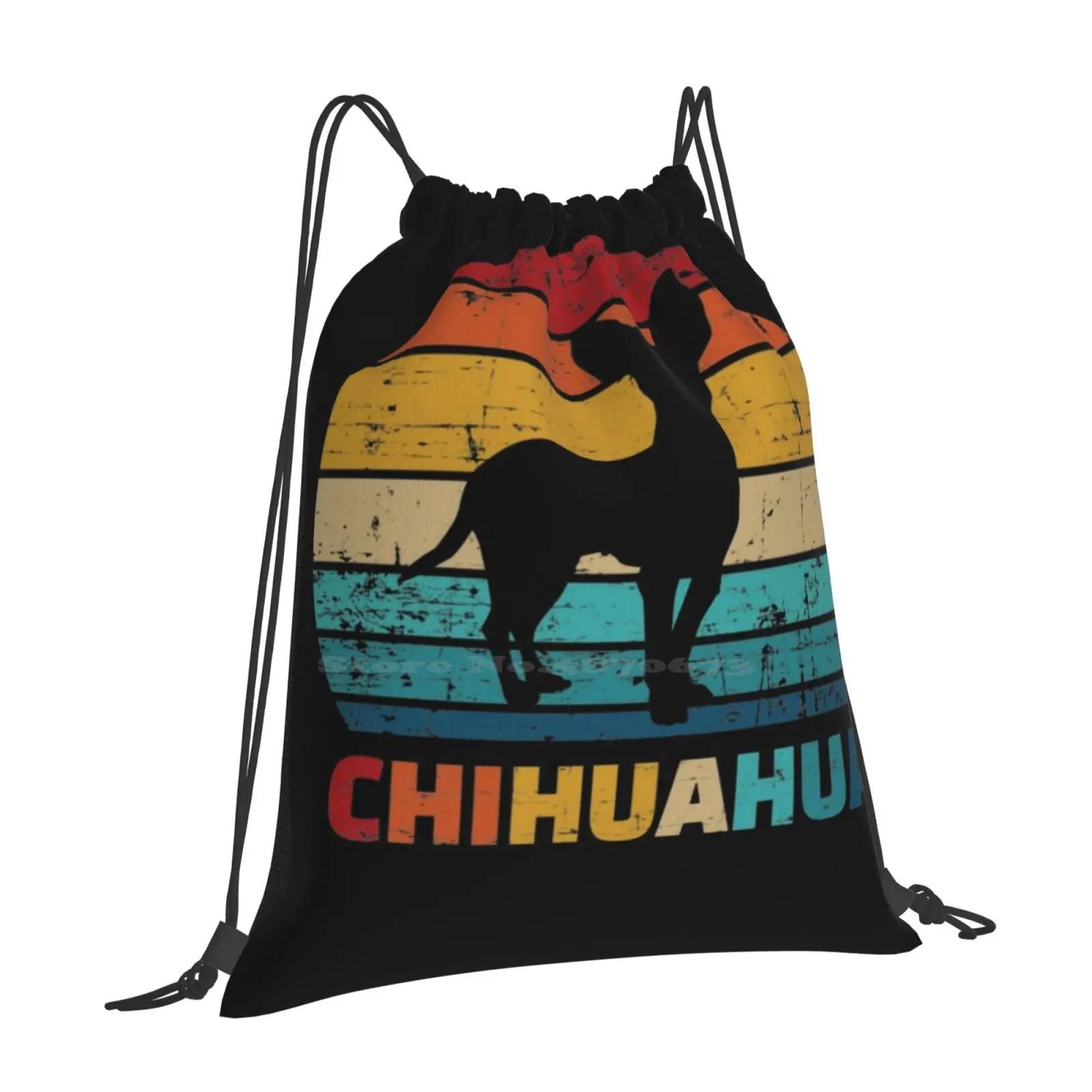 Chihuahua Vintage Hot Sale Backpack Fashion Bags Chihuahua Chihuahua Harness Chihuahua Stuffed Animal Chihuahua Collar OneSize