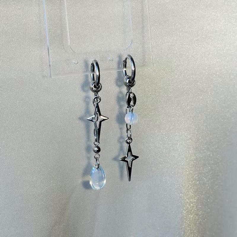 

Cute Polaris Pendant Earrings Y2K Gothic Earrings Stainless Steel Dangle Earrings Gifts