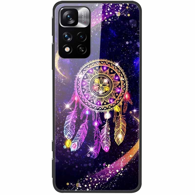 Tempered Glass Case For Xiaomi Redmi Note 11 Pro+ 5G Cover Hard Protective Funda for Redmi Note 11 Pro Plus 5G Soft Bumper 6.67