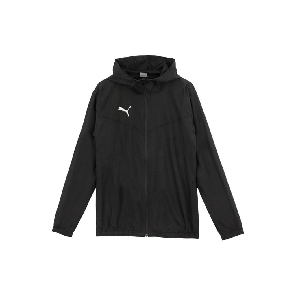 Puma Solid Color Hooded Zip Fit Jacket Unisex Jacket Black 657396-04