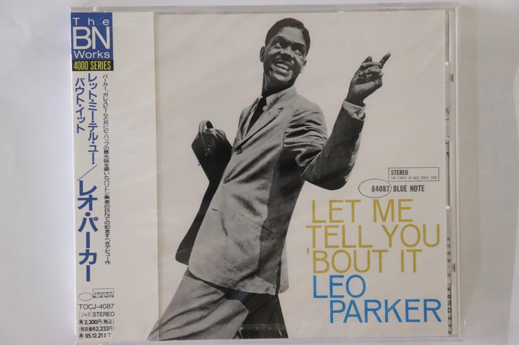 CD LEO PARKER - Let Me Tell You 'bout It TOCJ4087 BLUE NOTE 1993 Japan Obi Jazz Used