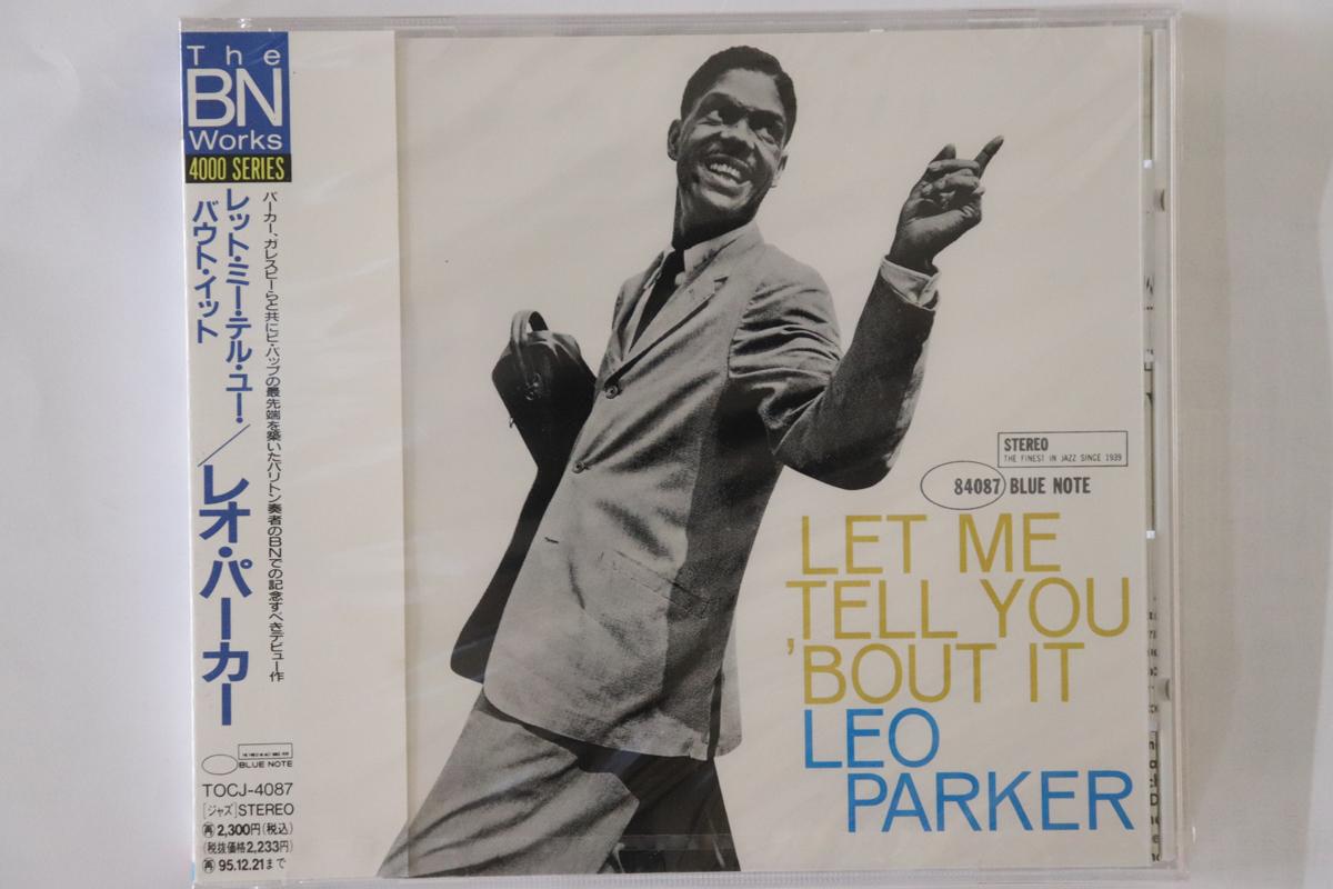 

CD LEO PARKER - Let Me Tell You bout It TOCJ4087 BLUE NOTE 1993 Japan Obi Jazz Used