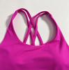 2-Piece Yoga Set: Cross-Back Sports Bra with Removable Pads & High-Waist Leggings