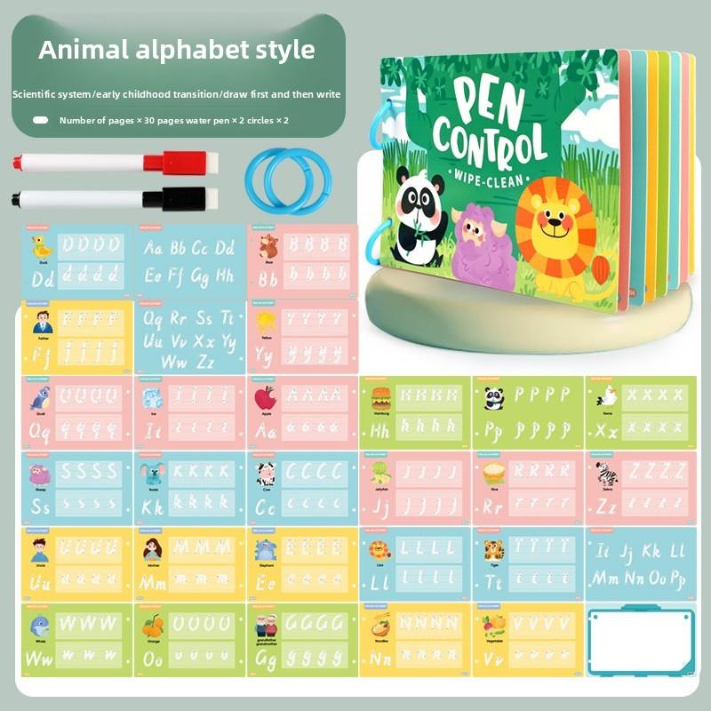

Kids Focus Maze Training Cards With Erasable Surface For Early Education Development Style A