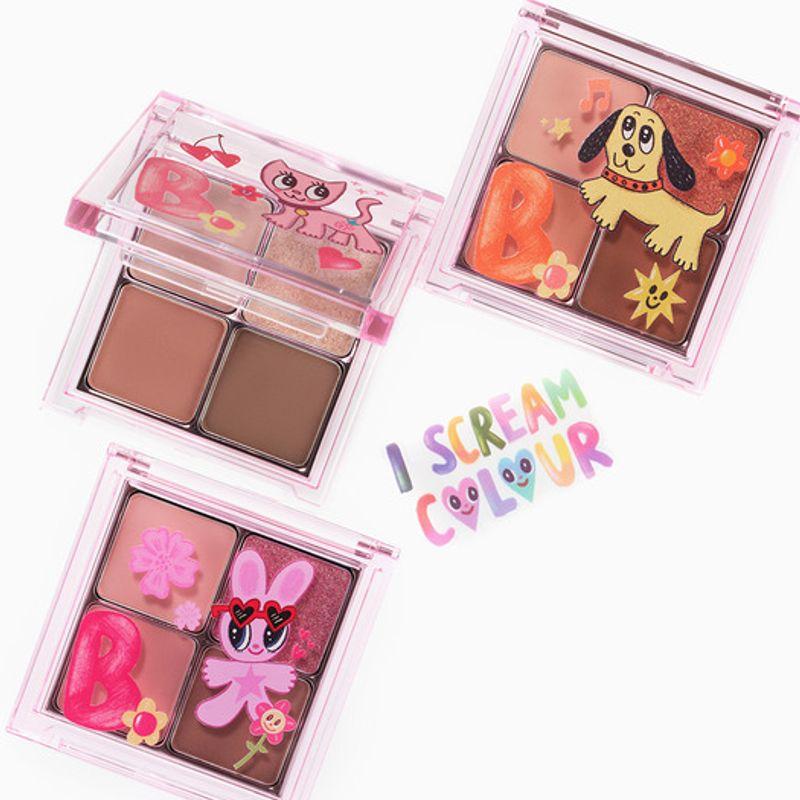 

[Ice Cream Color Edition] Mood On Eye Palette 3 Colors 07 Peach Mind