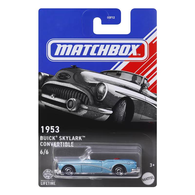 Matchbox GGF12D Muscle Cars Set  Chevrolet Ford Cadillac Volkswagen 1:64 Alloy Diecast Model Vehicles, Toy Gift for Kids