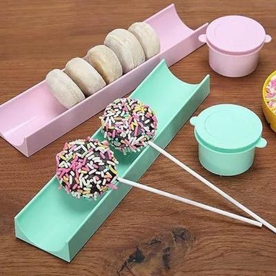 Professional Cake Cutter Mold Dessert Making Set With Storage Plate Tray Creates Perfectly Shape Treats Home Baking Tool
