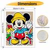 Disney oil painting kit painting art Mickey Mouse home bedroom wall decoration handmade diy gift