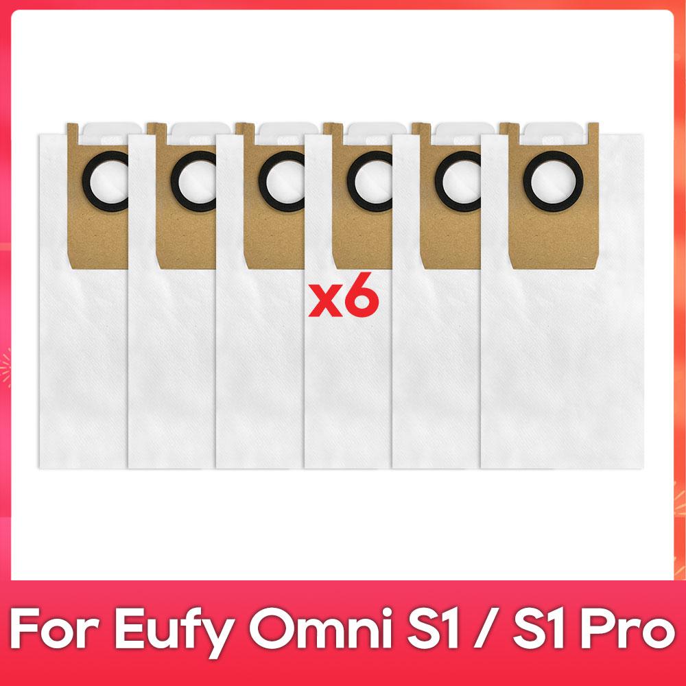 Fit For ( Eufy Omni S1 / S1 Pro / T2071 / T2080 ) Part Accessory Main Side Brush Mop Hepa Filter Dust Bag Replacement Kit