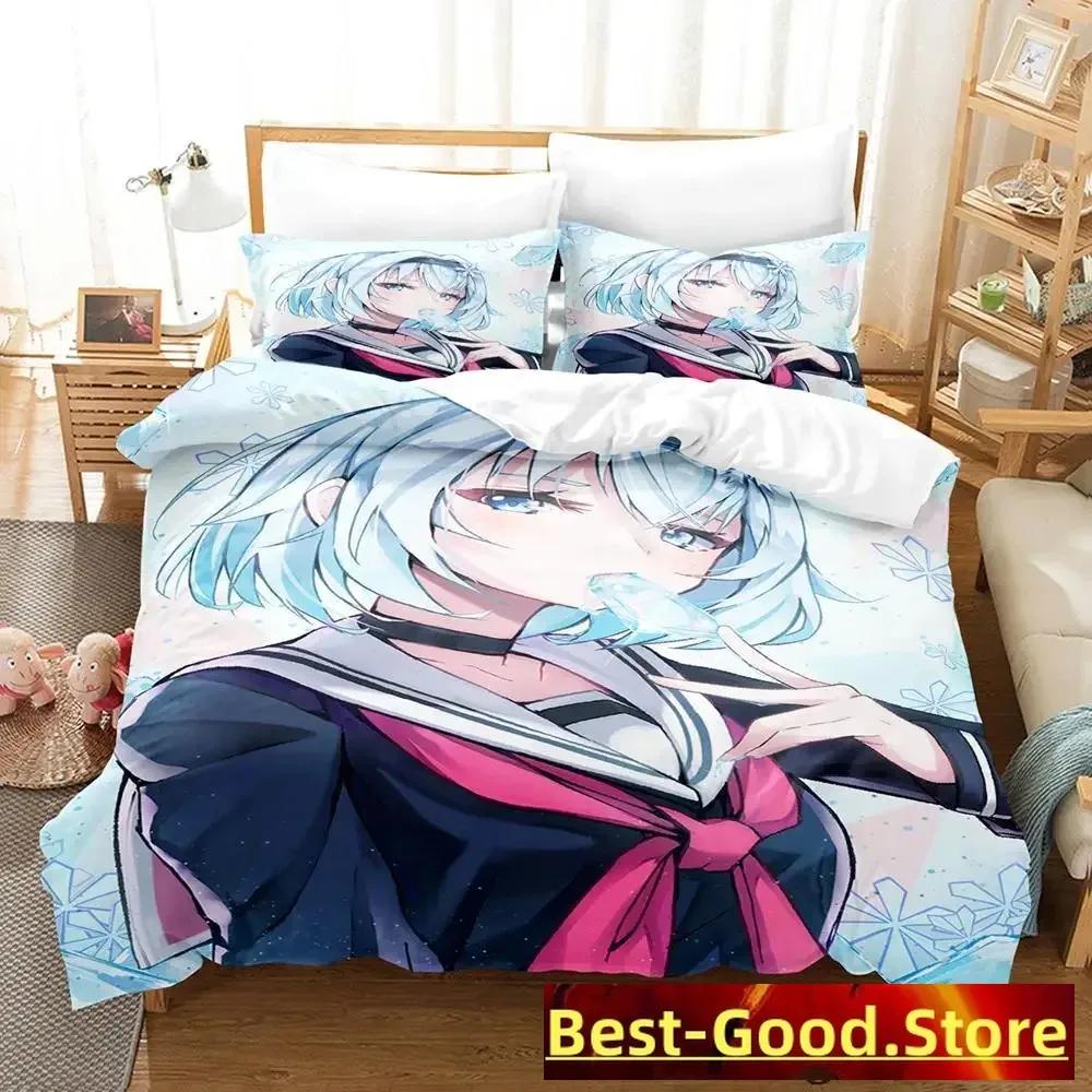 The Ryuo'S Work Is Never Done! Bedding Set Single Twin Full Queen King Size Bed Set Adult Kid Bedroom Duvetcover Sets Anime