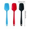 Set of 3 Small Spatulas Heat Resistant Rubber Kitchen Utensils Spatulas Functional Baking Scrapers for Cooking Baking
