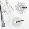 Multifunctional Drawing Tool, Portable Drawing Ruler, Lightweight Multifunctional Drawing Ruler, Scale Ruler, All In One, for Designers, Artists