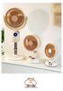 Ultra-Quiet USB Rechargeable Small Desk Fan for Student Dorms and Offices