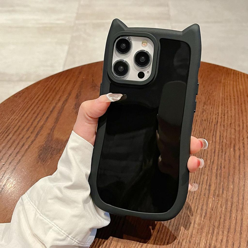 Cat Ears Simple and Advanced Suitable for Apple 11 Mobile Phone Case Iphone15promax Protective Case 14pro13 12