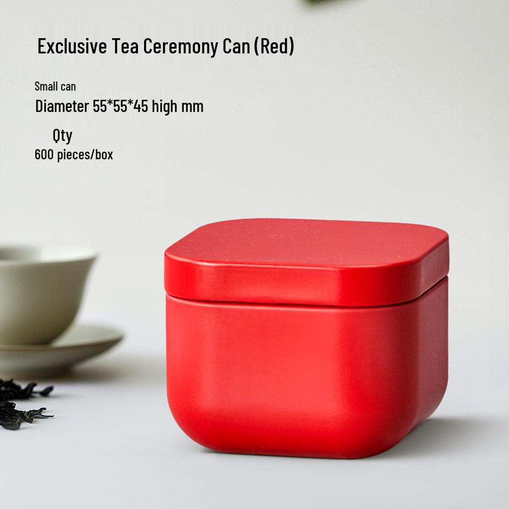 Customizable Mini Portable Tea Tin Set - Travel-Ready, Sealed & Empty