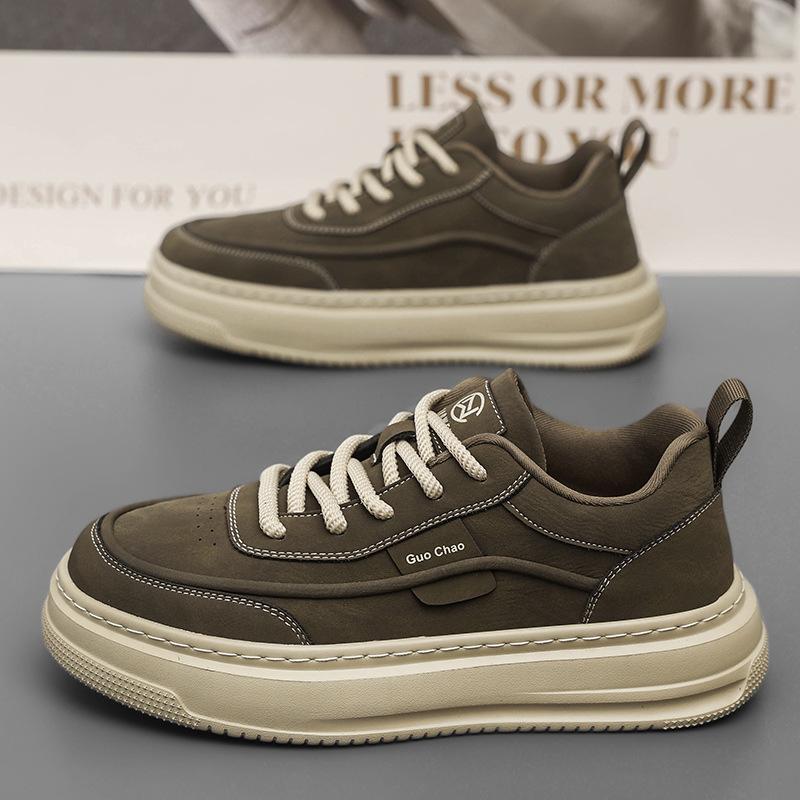 Men's Shoes Summer Breathable Casual Board Shoes Teen Feeling Sports Heightening Trendy Shoes New Fashion