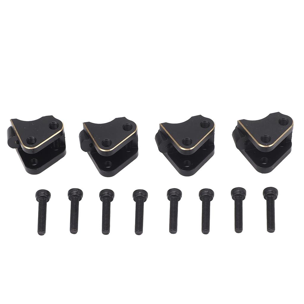 4pcs RC Crawler Link Mount Black Coating Increase Front Rear Axle Weights Brass Axle Link Rod Mount 