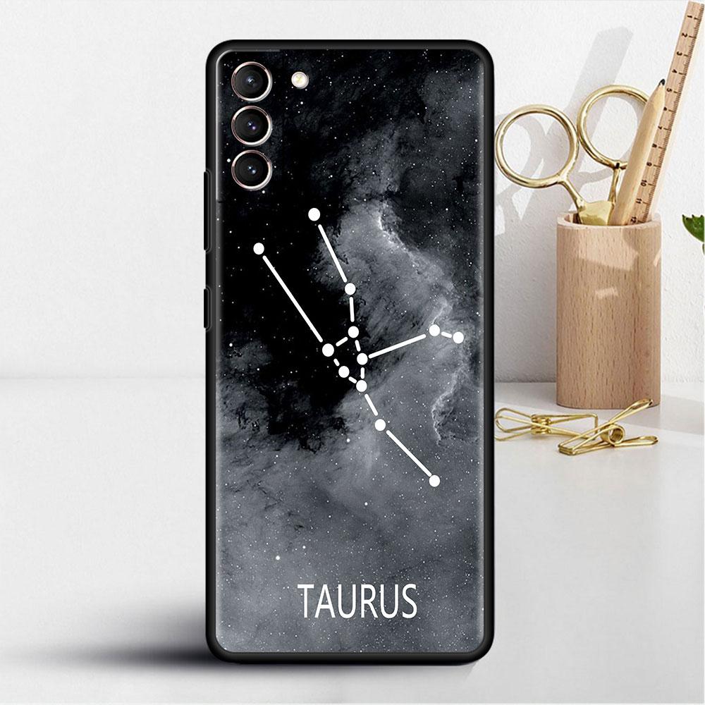 Etui na Samsung Galaxy S20 S22 Ultra S21 FE S10 S9 Plus Note 20 10 Lite 9 Miękkie etui na telefon Muszla Dwanaście Konstelacji