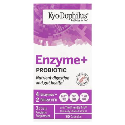 Kyo-Dophilus Enzyme + Probiotic Capsules, 60 Count