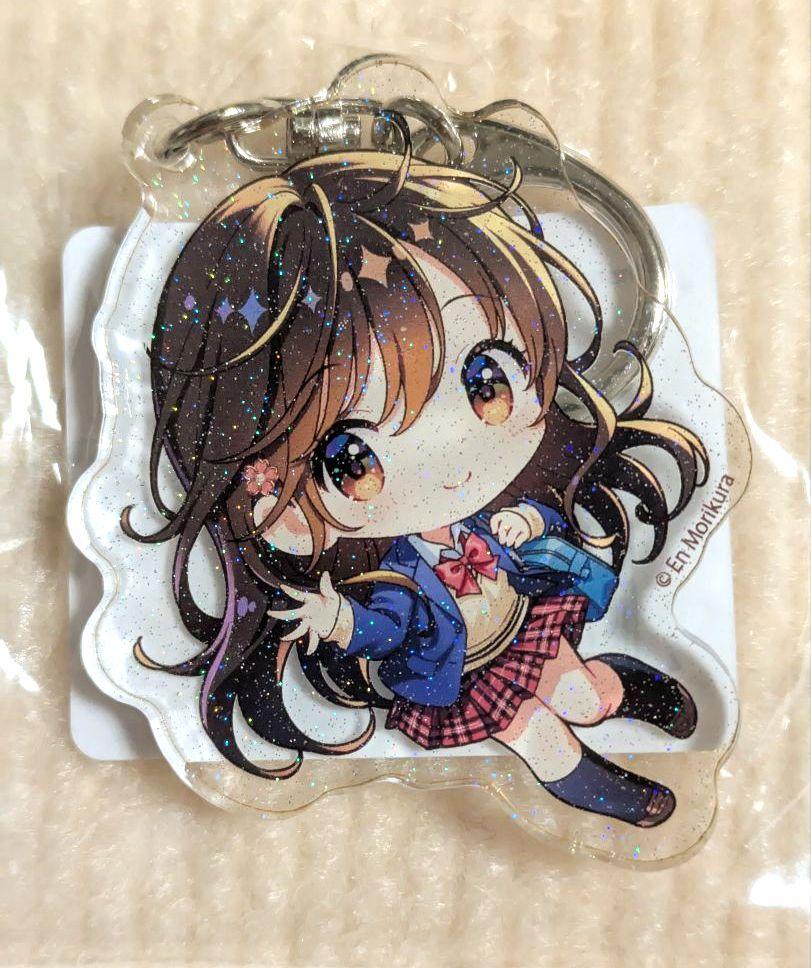 

[USED] Prism Morikura En Art Collection Release Commemorative Illustration Exhibition Acrylic Keychain SD Character