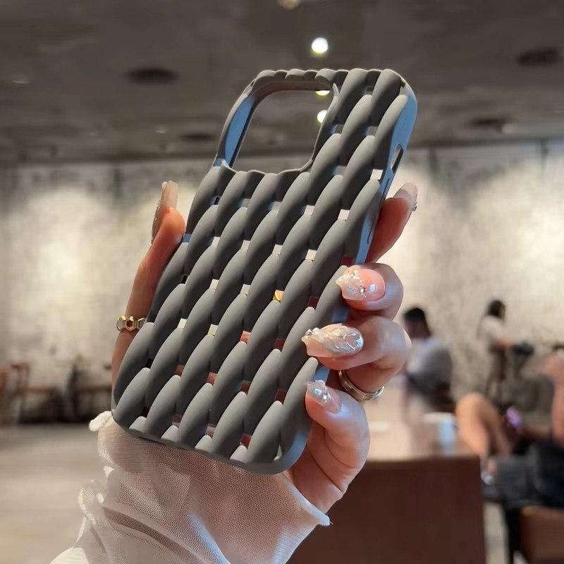 Soft Silicone Heat Dissipation Phone Case For IPhone 11 12 13 14 15 16 Pro Max X Xs Max XR Plus Hollow Bumper Cases Cover
