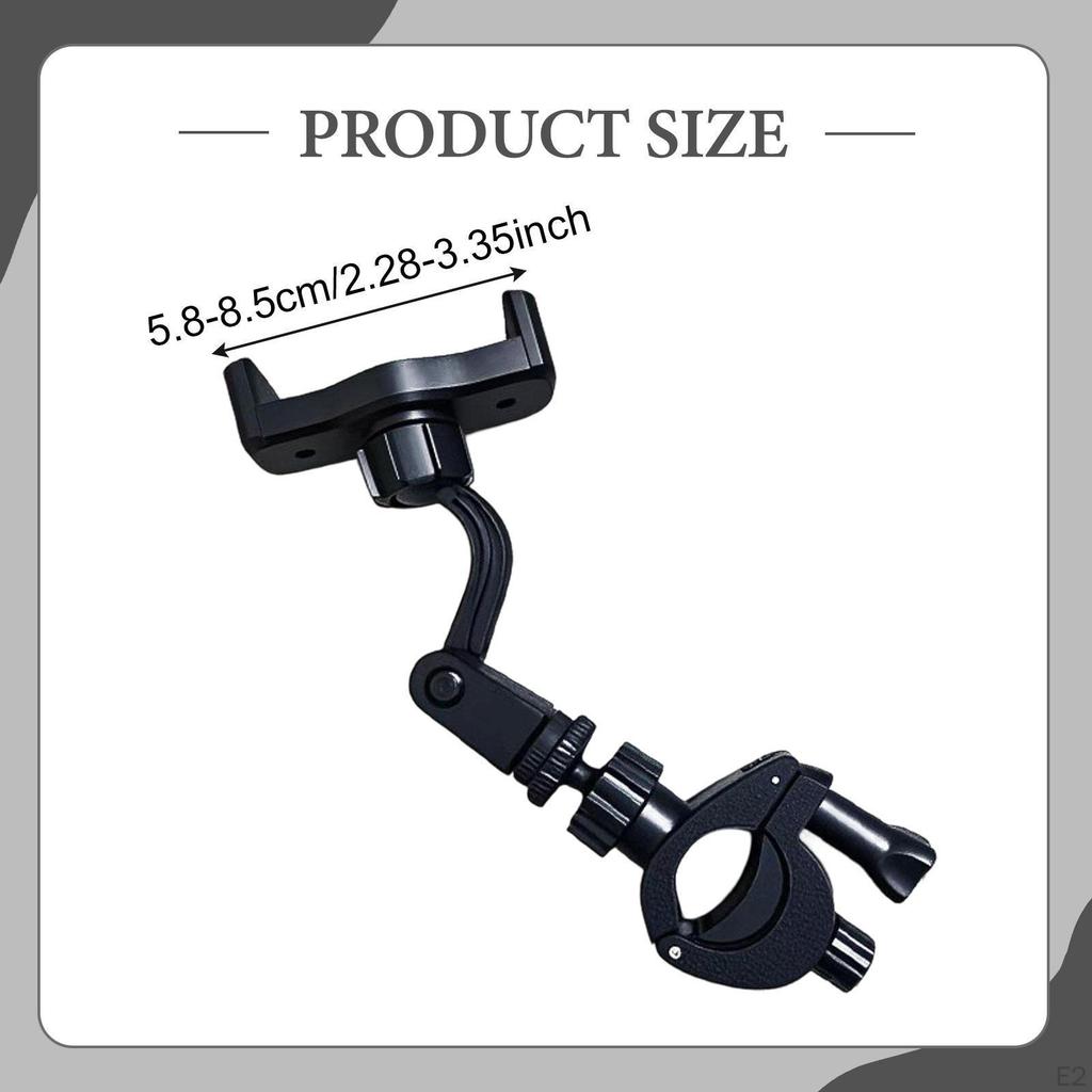 Muzyczny klips do telefonu lira regulowany 5,8-8,5 cm zacisk uchwyt do trąbki statyw do saksofonu