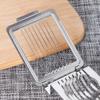 Egg Cutter Stainless Steel Wire Egg Slicer Portable for Hard Boiled Eggs Home Kitchen