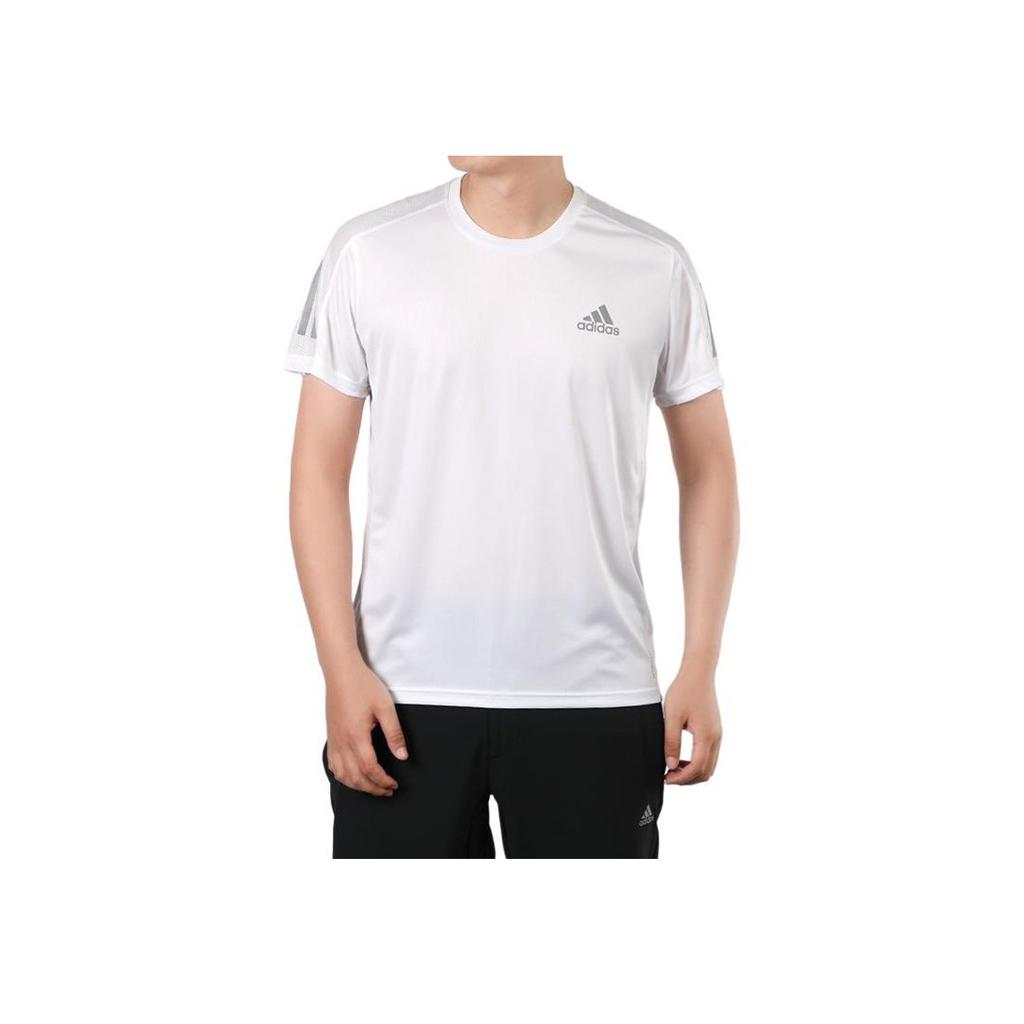 Adidas Running Sports Short Sleeve T-Shirt Men Tops White GC7868