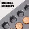 PTFE Nonstick Coating Mini Muffin Pan Carbon Steel Mini Tart Pan  Baking Cakes Bread