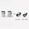 TWXBP1 Clover Wheel Tire Valve Caps For Alfa Romeo Brera Giulia Giulietta MITO Sportiva STELVIO 147 156 159