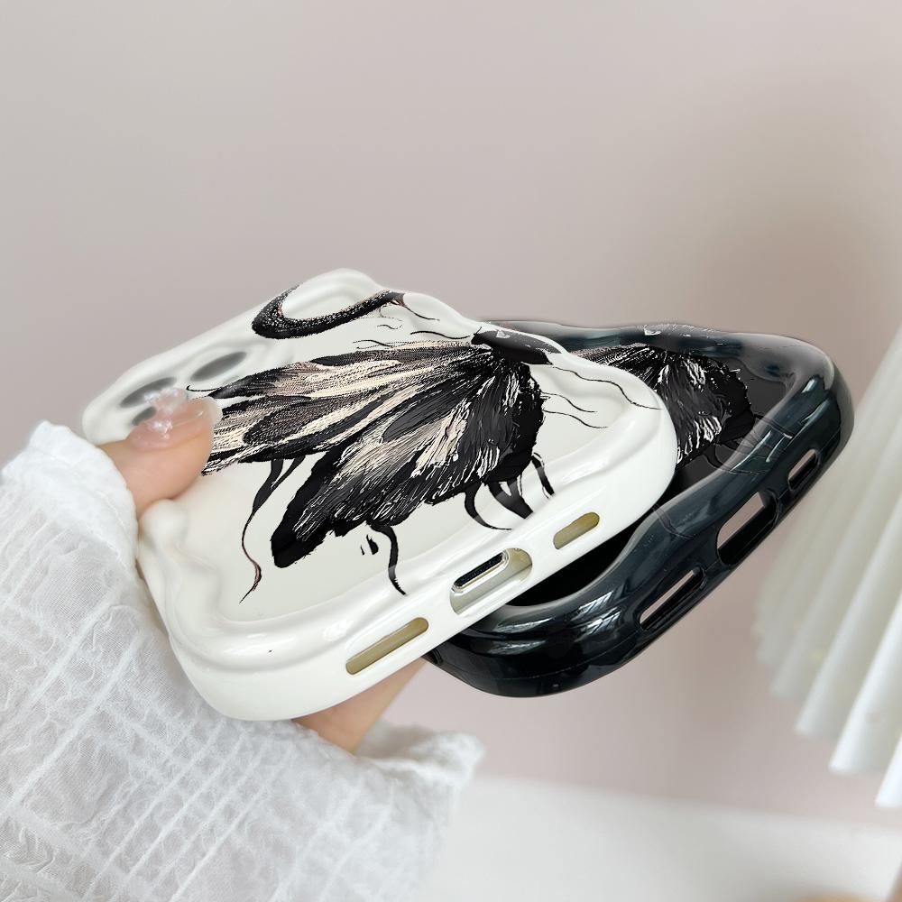 Niedliches Cartoon-Muster Creme Textur Gehäuse Wellenförmiger Rand Weiche Silikonhülle Handyhülle für Huawei Honor Infinix Tecno iPhone