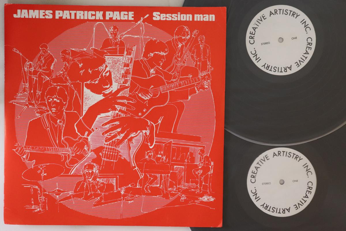 

LP Record VARIOUS James Patrick Page Session Man HOF1098 SLIPPED DISC UK Rock Used