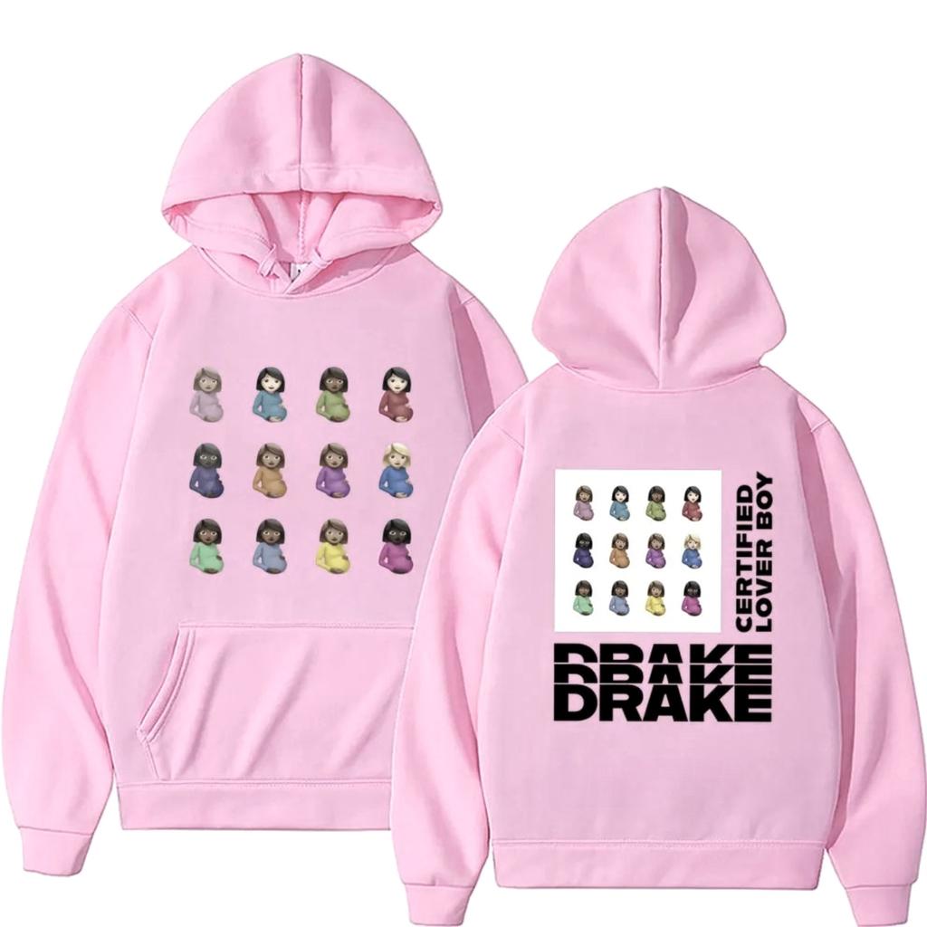 Fall/Winter  Men Casual Hoodie Album Art Print Cozy Pullover Sweatshirt Loose Fit Long Sleeve Drawstring Hood Oversize Unseix