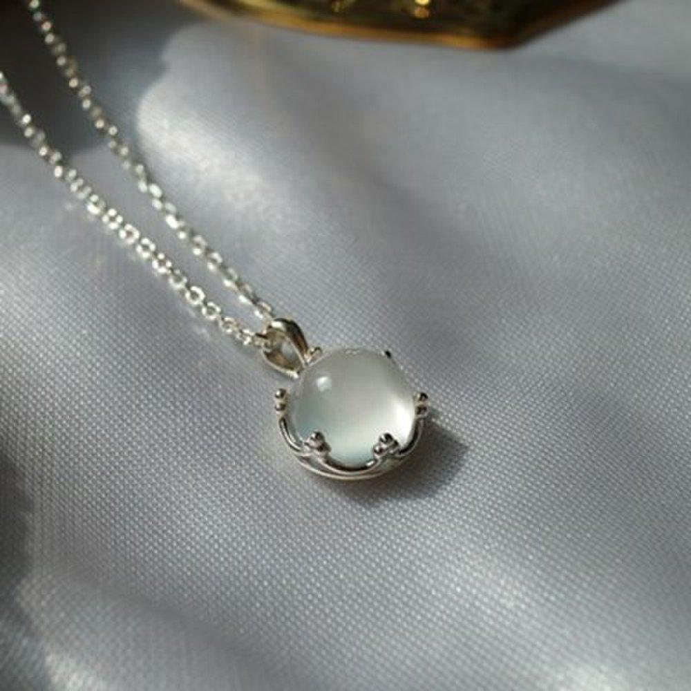 Crown Pendant - Moonstone
