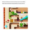1 Set Color Matching Montessori Toy Magnetic Color And Number Maze Learning Education Toys Concentration Training For Child Gift