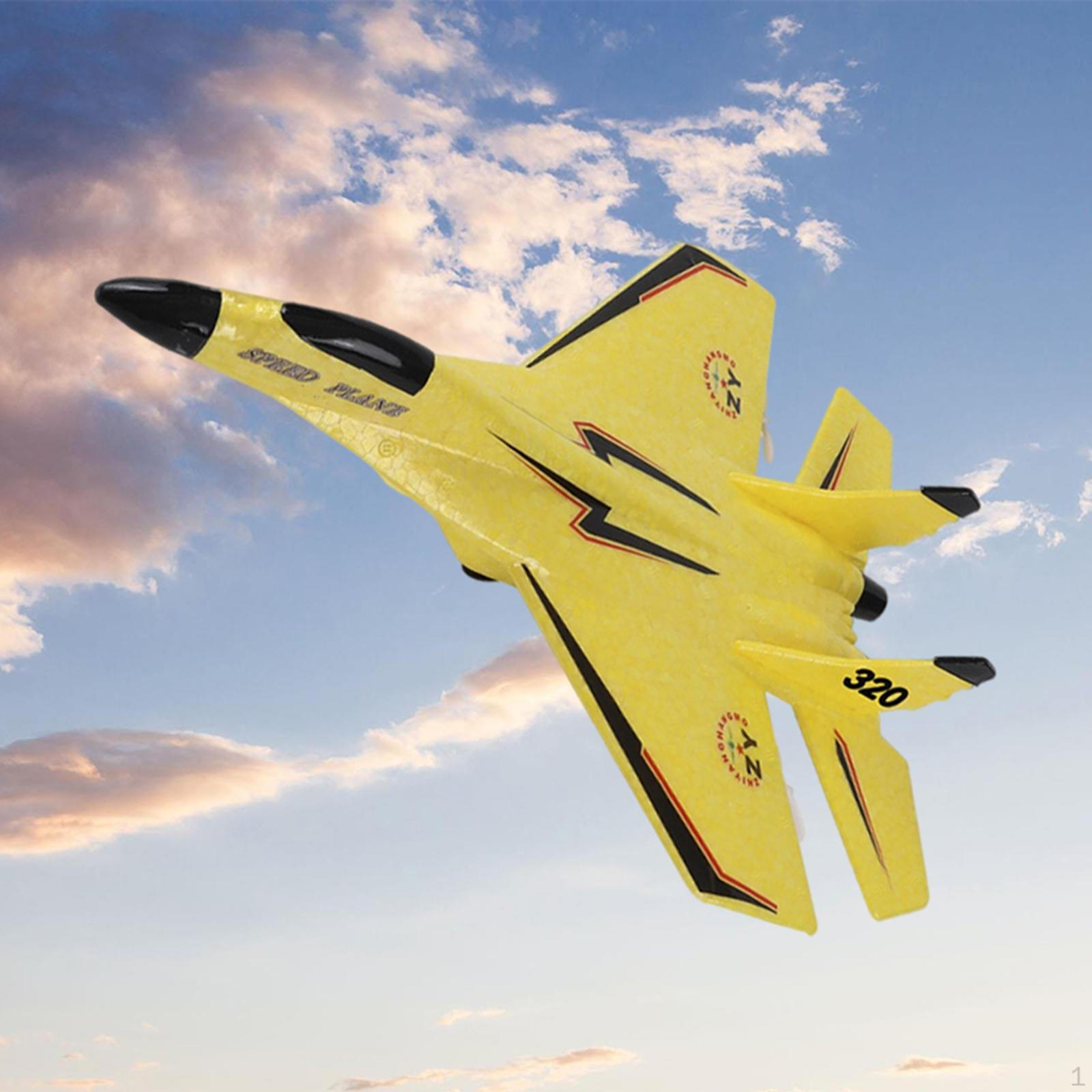 

Advanced RC Remote Control Glider with 2 Channels and for Kids Adults жовтий