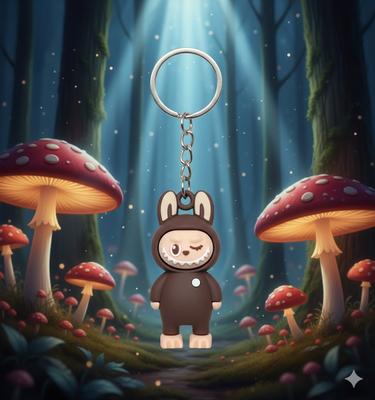 Keychain Labubu The Monsters Children's for Backpack, Keys 5.5 Cm