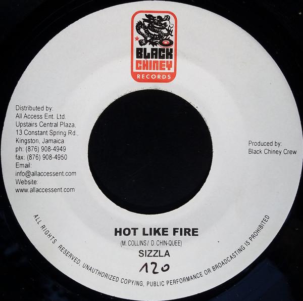 

7inch Record SIZZLA / NICKY B - Hot Like Fire / If You Wanna Ride NONE Black Chiney Re 2005 Jamaica Reggae, Ska & Dub Used