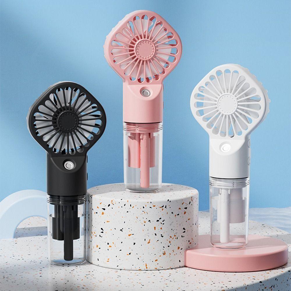 Portable Handheld Misting Fan Colorful Mini Cooling Fans Small Personal Cooling Fans  Summer