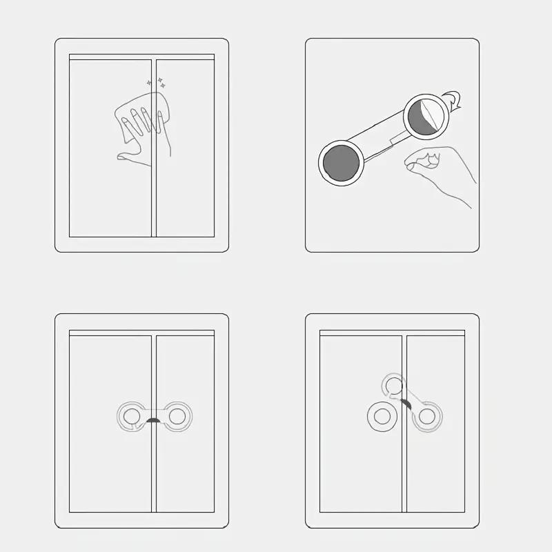 5Pcs Child Security Protection Lock Protection Kids Drawer Home Anti-open Cabinet Kids Door Refrigerator Safety Lock Buckle