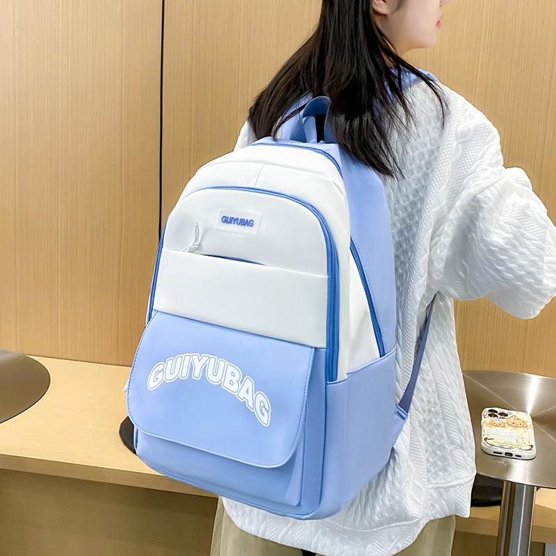 Czteroczęściowy Zestaw Plecaków Torba Szkolna dla Ucznia Dziewczęca Plecak o Dużej Pojemności Lekki