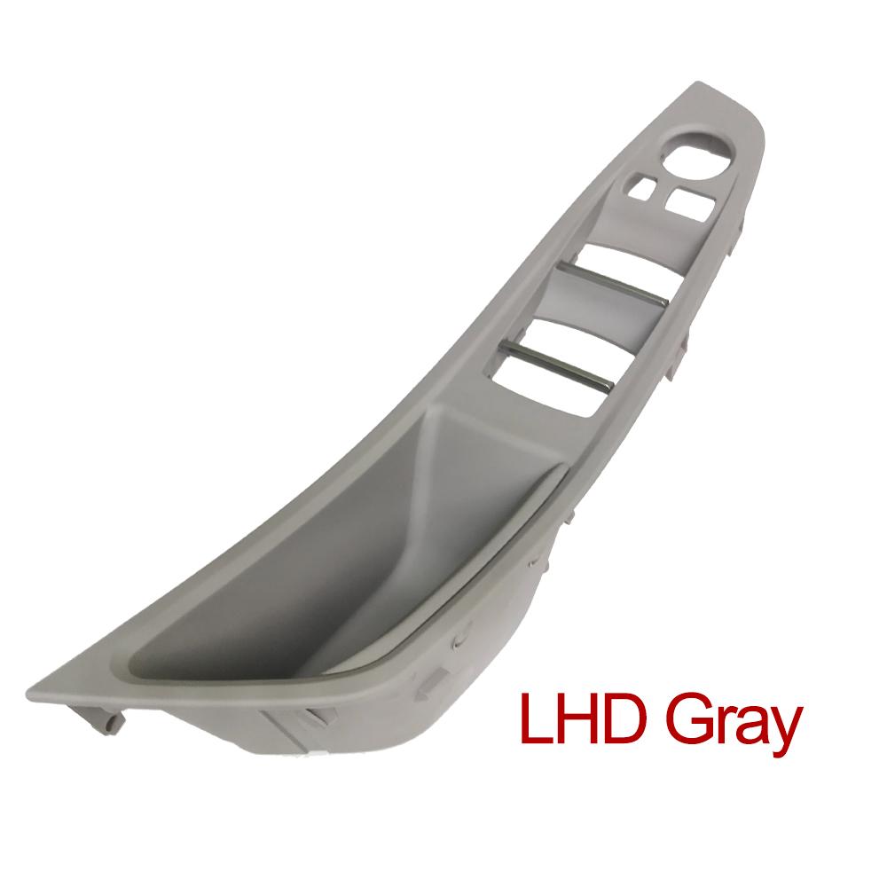 Upgraded Left Driver Side Inner Door Handle Panel Trim Beige Oyster Black For BMW 5 Series F10 F11 F18 520i 523i 525i 528i 535i